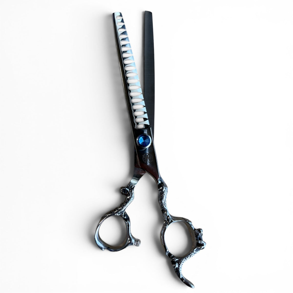 7 inch - The Trim Mate "Dragon Series" Professional Cutting & Chunker Scissors Set | Hand-Sharpened Japanese Steel