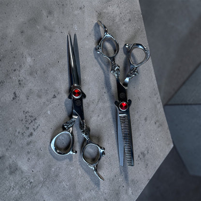 The Trim Mate "Dragon Series" Professional Scissors Set | Hand-Sharpened Japanese Steel