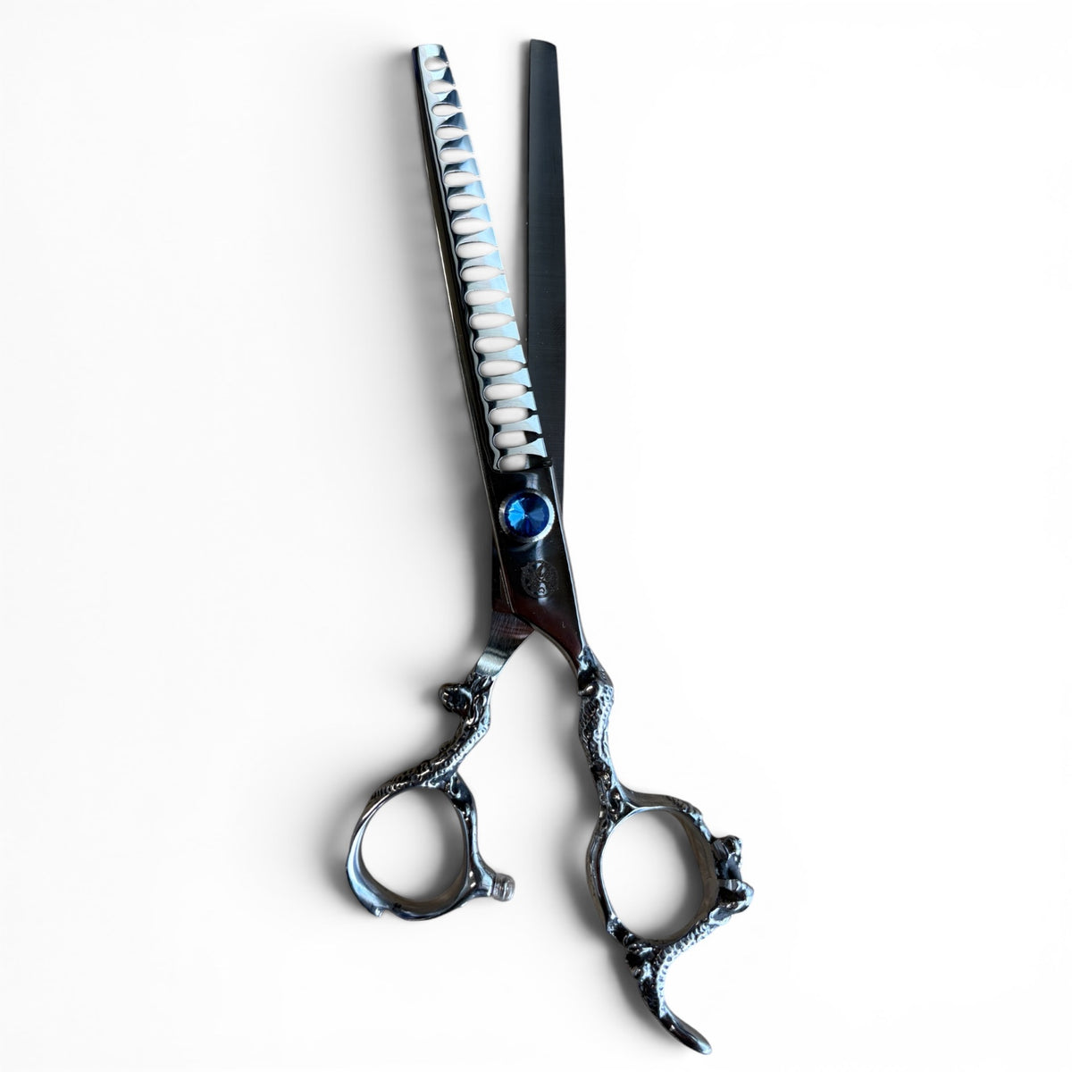 7 inch - The Trim Mate "Dragon Series" Professional Cutting & Chunker Scissors Set | Hand-Sharpened Japanese Steel